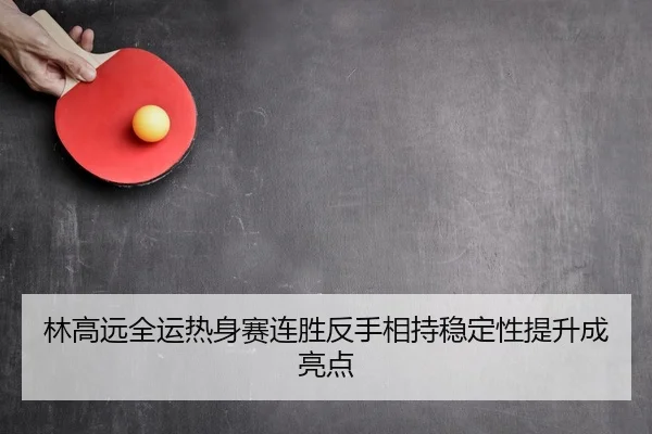 林高远全运热身赛连胜反手相持稳定性提升成亮点